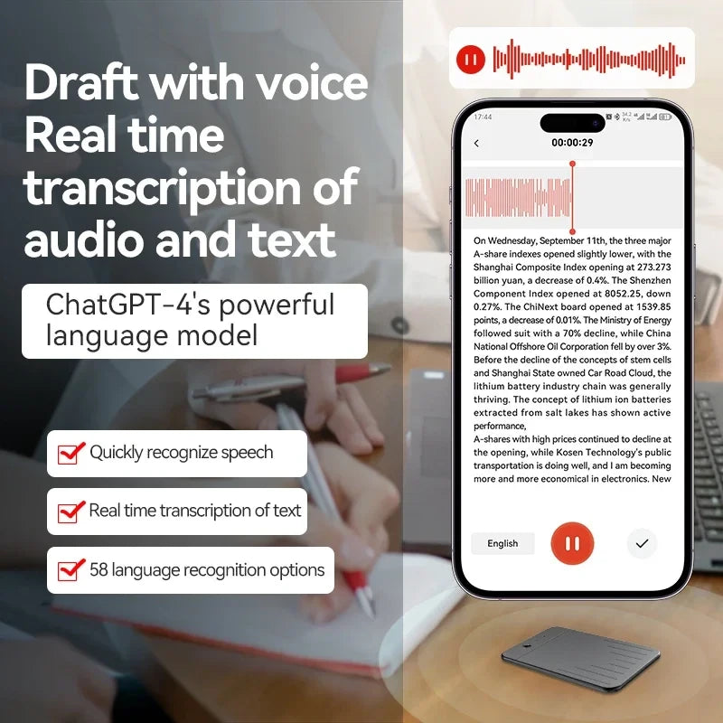 Intelligent AI Voice Recorder