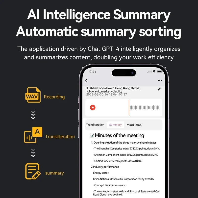 Intelligent AI Voice Recorder