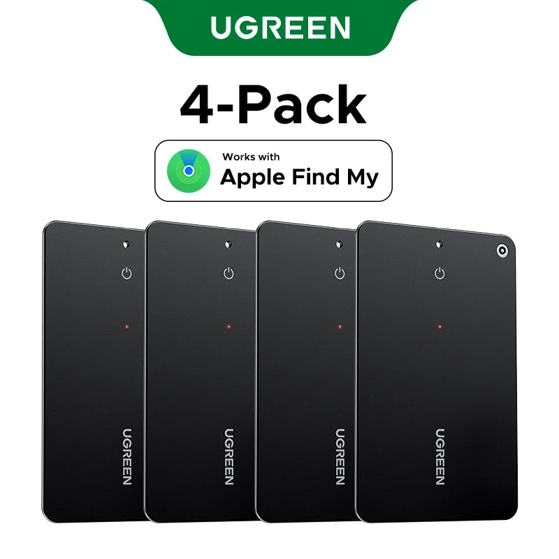 UGREEN Wallet Finder, Smart Bluetooth Tracker Card and Item Locator for Luggage Tags Passports with Apple Find My App (Only iOS)
