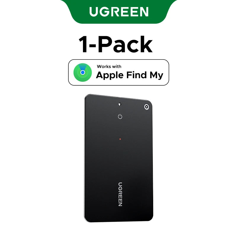 UGREEN Wallet Finder, Smart Bluetooth Tracker Card and Item Locator for Luggage Tags Passports with Apple Find My App (Only iOS)