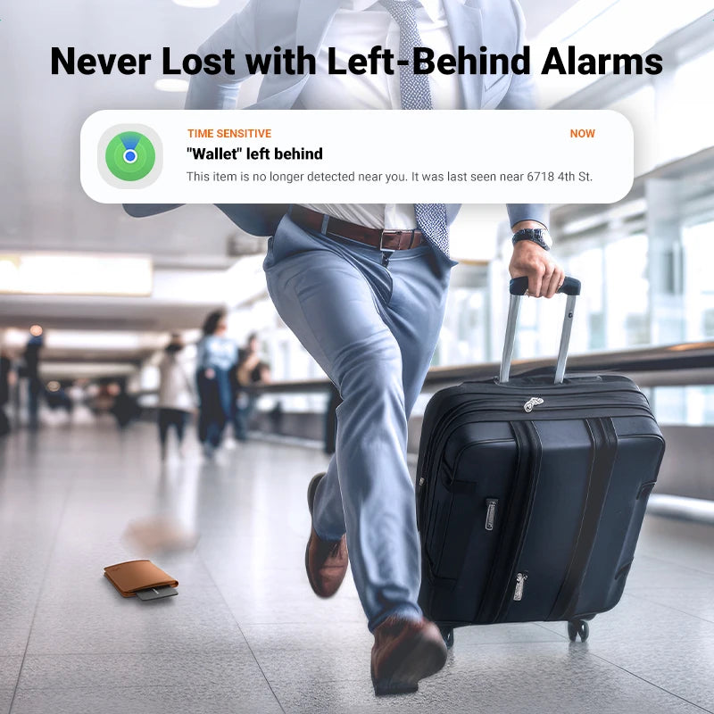 UGREEN Wallet Finder, Smart Bluetooth Tracker Card and Item Locator for Luggage Tags Passports with Apple Find My App (Only iOS)